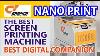 Nano Print Best Screen Printing Machine Digital Press Companion By Grafica Flextronica From India