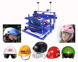 New 1 Color Helmet Hard Material Caps Screen Printing Machine Bottom Position