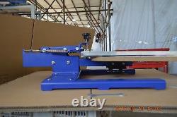 New Function Silk 1 Color Screen Printing Machine Incline 30 Degree Screen Press