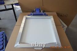 New Function Silk 1 Color Screen Printing Machine Incline 30 Degree Screen Press