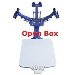 Open Box SPE-UM 4 Color 1 Station Silk Screen Printing Press Machine Printer