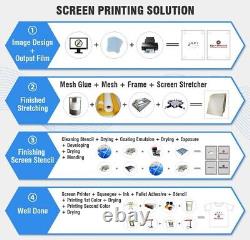 PICKUP 4 Color 1 Station Screen Printing Press Machine with Micro Registration