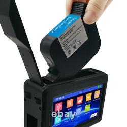 Portable Handheld Smart Date Coder Inkjet Printer Logo Coding Machine LED Screen