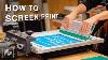 Print Your Own Posters T Shirts And More Screen Printing Basics