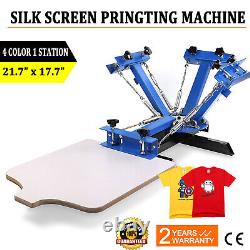 SHZOND 4 color 1 station Screen Printing Machine/ DIY T-Shirt Press Printer