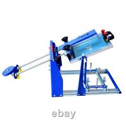 SPE-B Type QMH170 Cylindrical Curved Screen Printing Machine Push-pull Structure