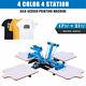Screen Printing Machine 4 Station Silk Screen Press For 4 Color T Shirts & More