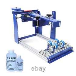 Screen Printing Press Kit Cylinder Screen Printing Machine 170mm Ball Pen Cup