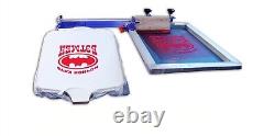 Screen Printing Press Machine Tabletop Clamp 1 Color T-Shirt DIY Printer