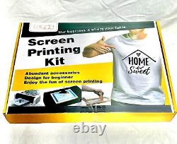 Screen Printing Starter Beginner Kit With Machine and Everything You Need