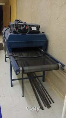 Screen printing equipment screening printer conveyor dryer press flash- MICHIGAN