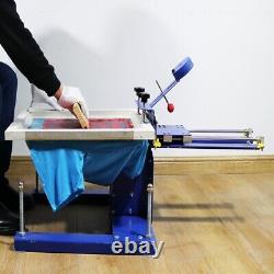 Screen-sliding 1 Color Screen Printing Machine T-shirt Screen Printer DIY Tool