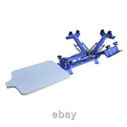 Silk Screen Printing Machine Printer Printing Press Equipment 4 Color 1 Station