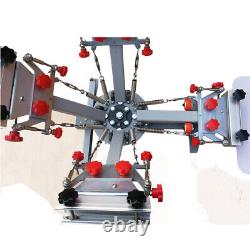Silk Screen Printing Press Machine 4 Color 1 Station with Micro Registration USA