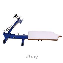 Single 1 Color 1 Station T-shirt Silk Screen Printing Machine Stainless Steel