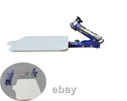 Single Color Desktop Fixed Screen Printing Machine with Pallet for T-shirt DIY