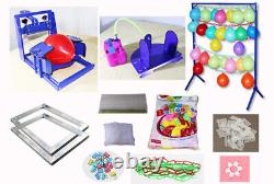 TECHTONGDA 1 Color Manual Latex Balloon Screen Printing Machine Balloon Printer