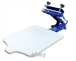 TECHTONGDA 1 Color Simple Screen Printing Machine T- shirt Press with FIxed Pall