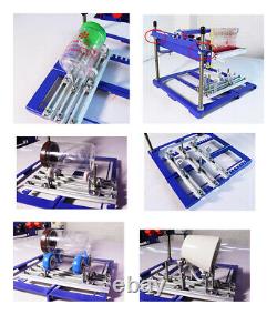 TECHTONGDA Model-A 170mm Diameter Curved Screen Printing Machine Push-pull