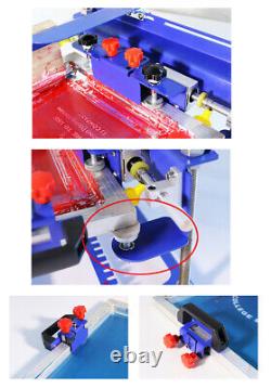 TECHTONGDA Model-A 170mm Diameter Curved Screen Printing Machine Push-pull