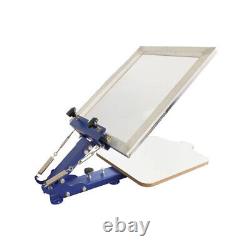 TECHTONGDA Simple 1 Color T-shirt Screen Printing Machine with Fixed Pallet