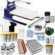 Techtongda 1 Color Screen Printing Press Kit Diy Silk Screen Printer Supply Kit