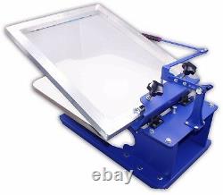 Techtongda 1 Color Screen Printing Press Kit DIY Silk Screen Printer Supply Kit