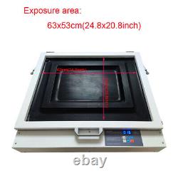 USA 110V 20in x 24in 80W Vacuum LED UV Exposure Unit Precise Screen Printing