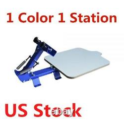 USA 1 Color 1 Station T-Shirt Silk Screen Printing Machine Printer