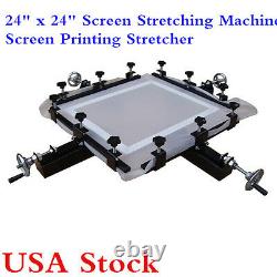 USA 24 x 24 Manual Silk Screen Printing Stretcher Screen Stretching Machine