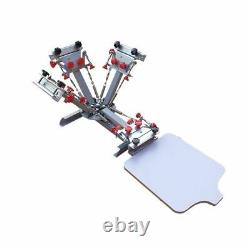 USA 4 Color 1 Station Silk Screen Printing Press Machine with Micro Registration