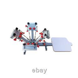 USA 4 Color 1 Station T-shirts Screen Printing Machine with Micro Registration