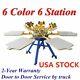 Usa-6 Color 6 Station Silk Screen Printing Machine Press Printer Carousel