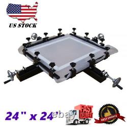 USA High Precise 24 x 24 Manual Screen Stretching Machine Screen Printing