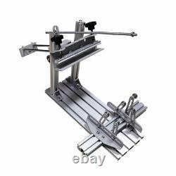 USA Manual Cylinder Screen Printing Machine+10 Squeegee for Pen / Mug / Bottle