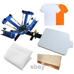 US 4 Color 1 Station T-shirt Silk Screen Printing Machine Printing Press machine