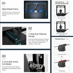US Anycubic Mega X 3D Printer Kit Large Print Size 3.5TFT Screen Full Metal