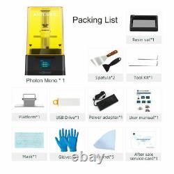 US Anycubic Photon Mono LCD Resin 3D Printer 405nm UV Light-Cure 2.8TFT Screen