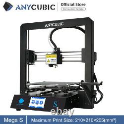 US Anycubic i3 Mega S 3D Printer Resume Print 3.5 TFT Screen 10m PLA Filament