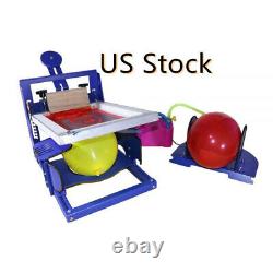 US STOCK Manual Balloon Screen Printing Machine Kit for Balloon DIY Printe