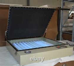 US Stock 110V Tabletop Screen Printer 20x24 240W Vacuum Tube UV Exposure Unit