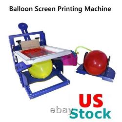 US Stock Manual Balloon Screen Printing Machine Kit for Balloon DIY Printer