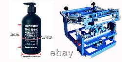 US Stock Manual Curved Silk Screen Printing Machine Cylinder for Cup / Bottle