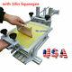 Us Stock Manual Silk Screen Printing Cylinder Machine For Pen / Cup / Mug