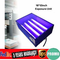 UV Exposure Unit 18x12Screen Printing Machine Silk Screen Led Tube Plate Maker
