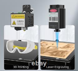 Used ANYCUBIC Mega Pro 3D Printer Laser Engraving 2-in-1 Touch Screen Printing