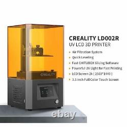 Used CREALITY LD002R 3D Printer 119X65X160mm UV Resin 2K Color Screen Air Filter