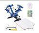 Vevor 4 Color Silk Screen 2 Station Press Printer Equipment