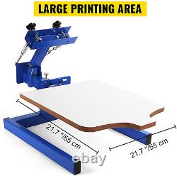VEVOR Screen Printer 1 Color 1 Station Silk Screen Printing Kit 55X45Cm T-Shirt
