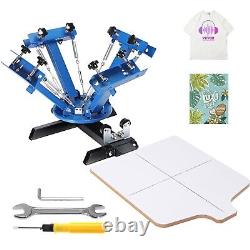 VEVOR Screen Printing Machine Screen Printing Press 360° Silk for T-Shirt DIY